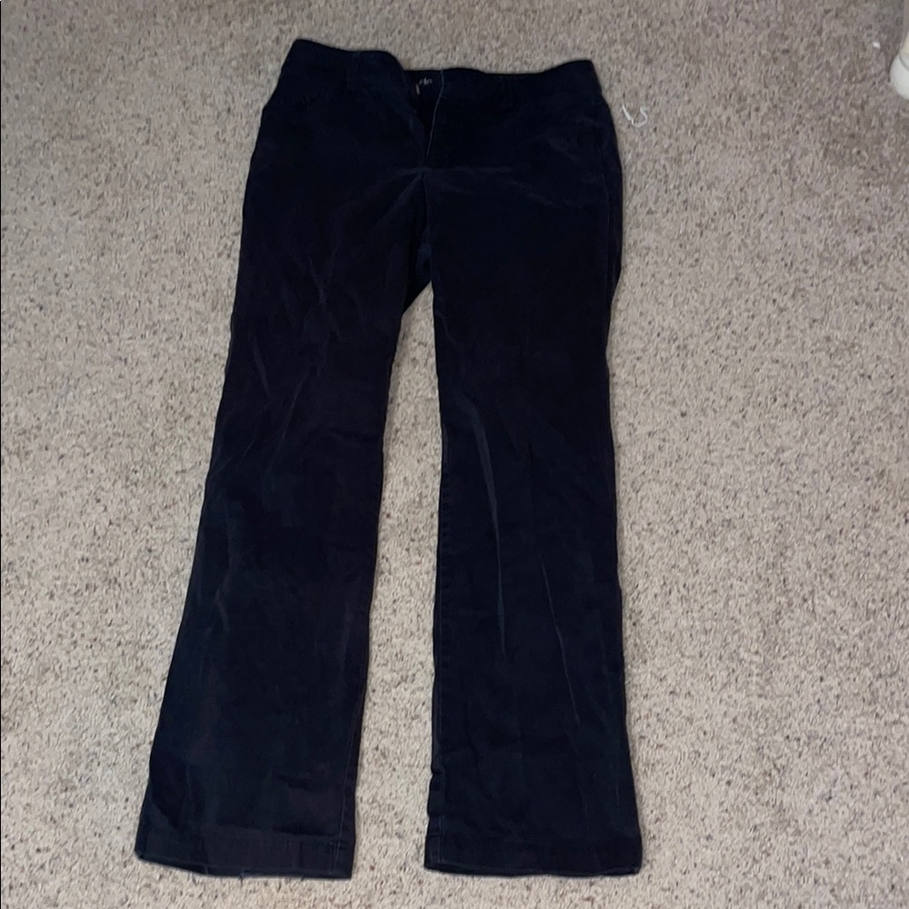 Black Velvet Pants